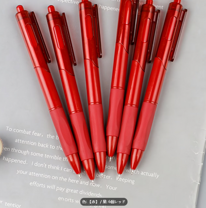 赤色の先生の評価、宿題、学生用、赤色のボールペン