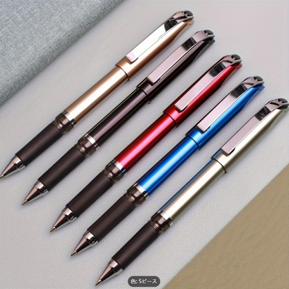 高級メタルゲルペン 黒インク 耐久性と滑らかな書き心地 ビジネスやオフィスでの使用に最適 - 新学期ギフトセット、筆記用ペン